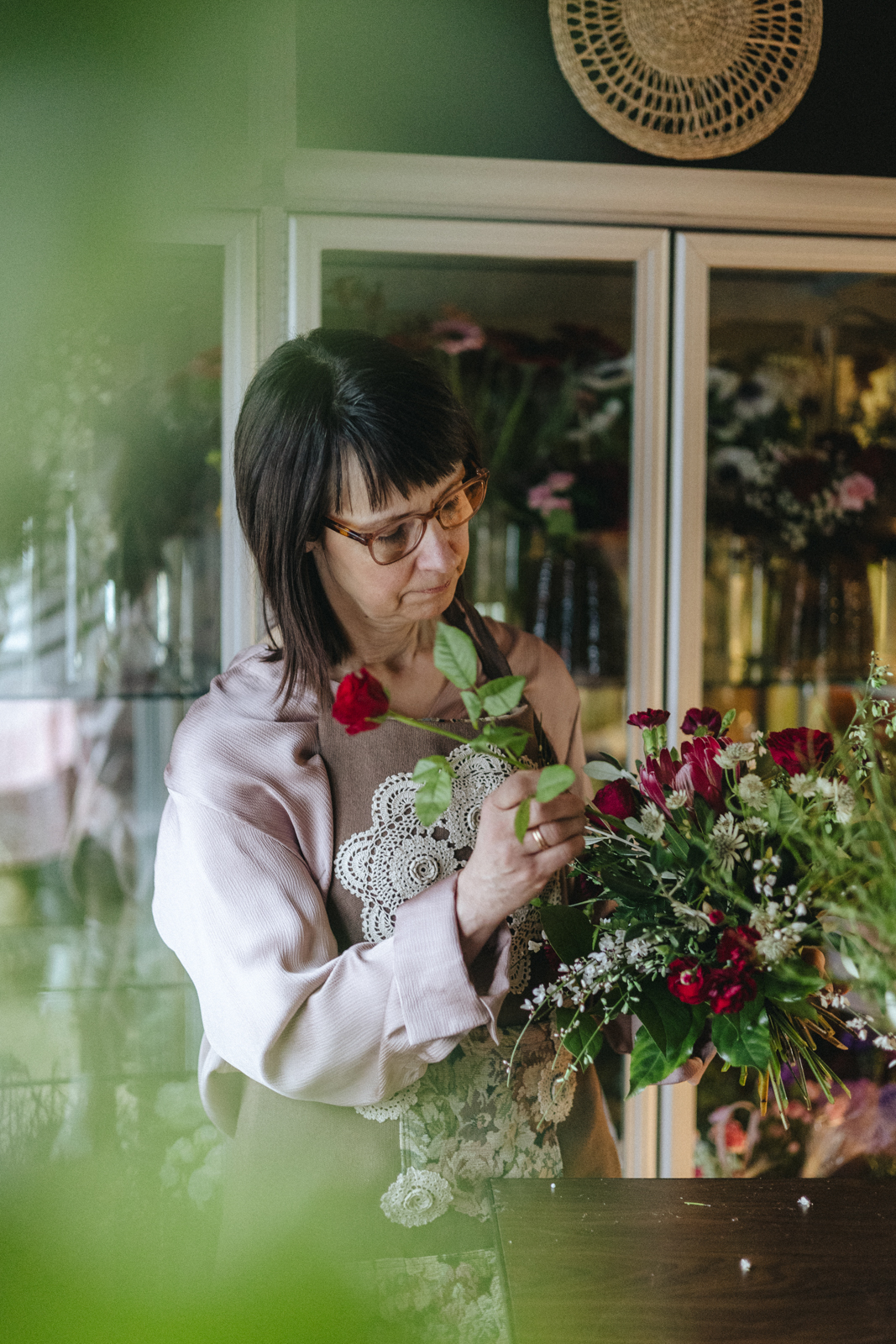 kukkakauppa Valkeakoskella -Elina