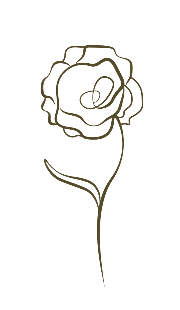 Kukkakauppa Vanha roosa grafiikka